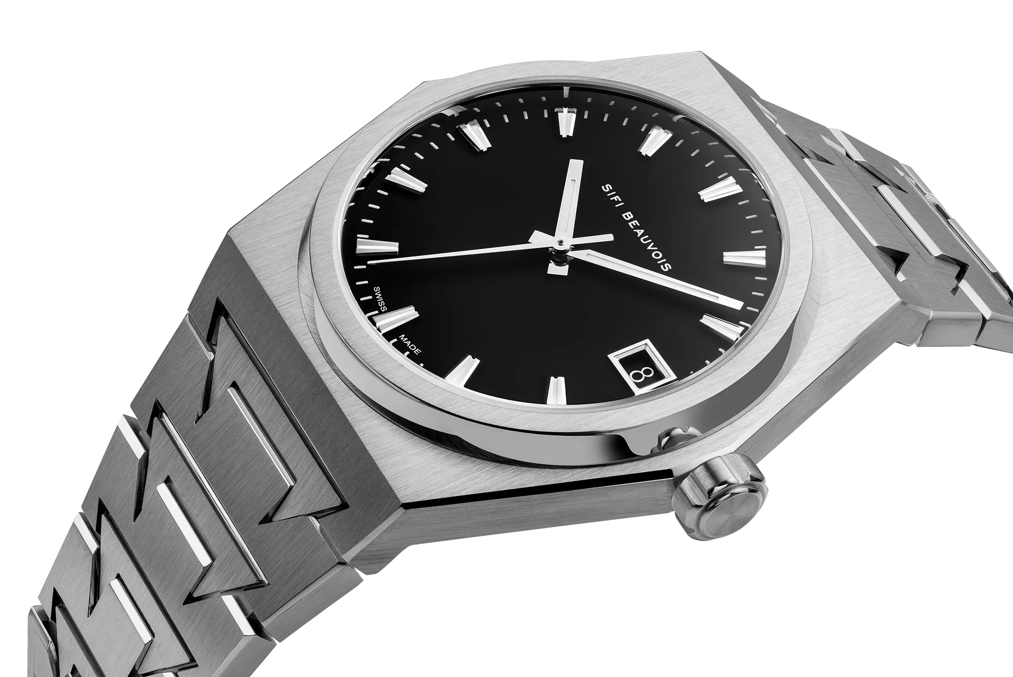 sifi beauvois great white watch dial view